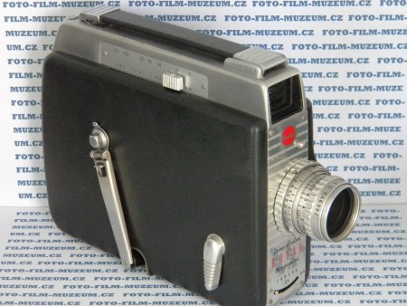 Výroba od roku 1950 do roku 1967. Na film 8mm v kazetě. Snímací rychlosti 16,24,64 obr./sec. Optický hledáček s posuvným prostředním členem použitelný pro ohniska objektivu od 15 do 152mm. Základní objektiv je Ektar 1,9/25mm.Pohon perem.