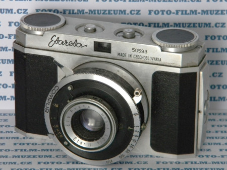 Etareta již z konce výroby. Model 4. Točítka s velkými koženkovými polepy. S velkou závěrkou Compur. Vzácná, odhadem mohlo být cca 30 kusů.